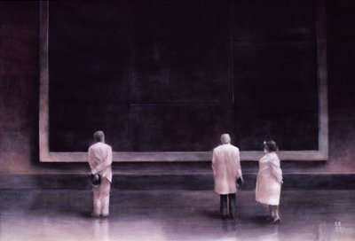 People at an Exhibition by Lincoln Seligman